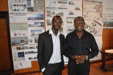 Tingbani Samson Takura with faculty member