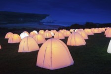 Peace Camp at Cuckmere Haven, East Sussex