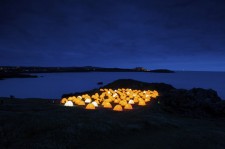 Peace Camp at Cemaes Bay, Anglesey