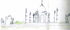 Taj Mahal from Across Yamuna