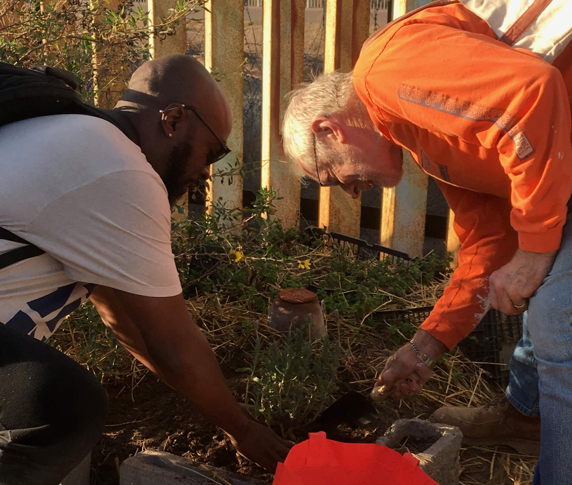 Eric Williams and Jim Stockard, 2019 Fall Study Tour Day of Service