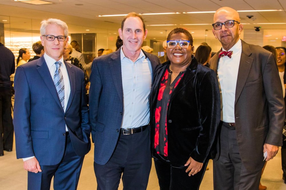 Driggins and colleagues at the Urban Institute Fall Event.