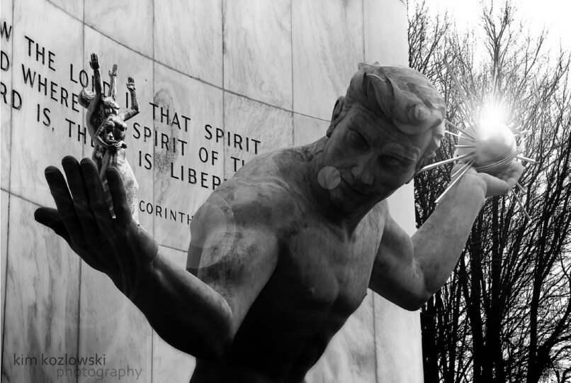 Spirit sculpture Detroit