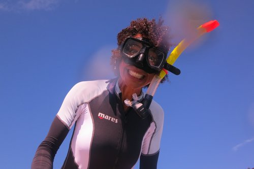 Ayana Elizabeth JohnsonSnorkeling+in+Barbuda